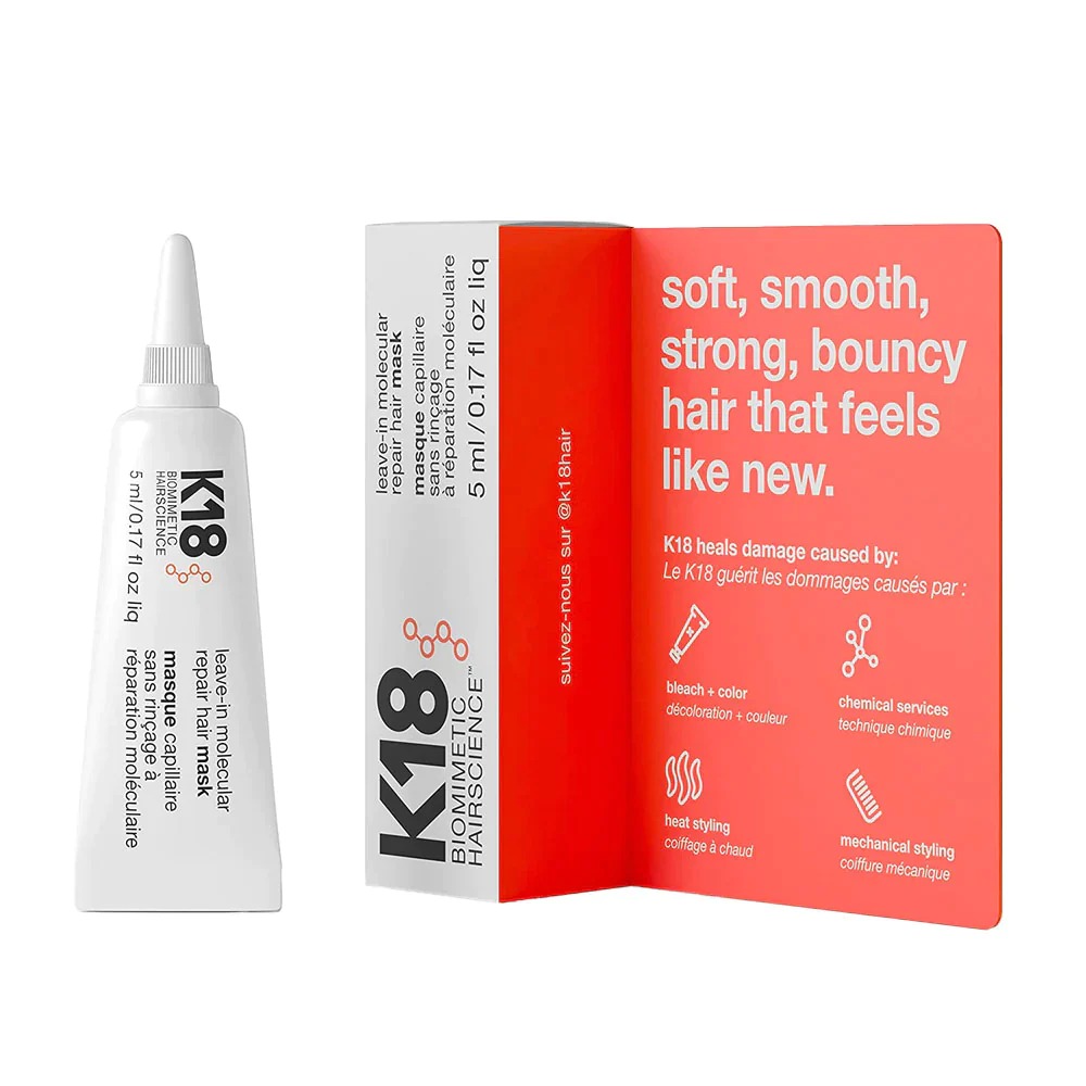 K18 LEAVE-IN REPAIR HAIR MASK 5ML